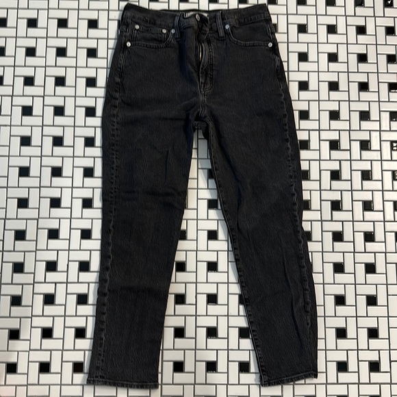 Madewell Denim - Madewell perfect vintage denim jean in black size 28 excellent condition